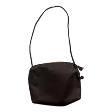 Vintage Brown Leather Bottega Veneta Pattern Shoulder Bag Purse