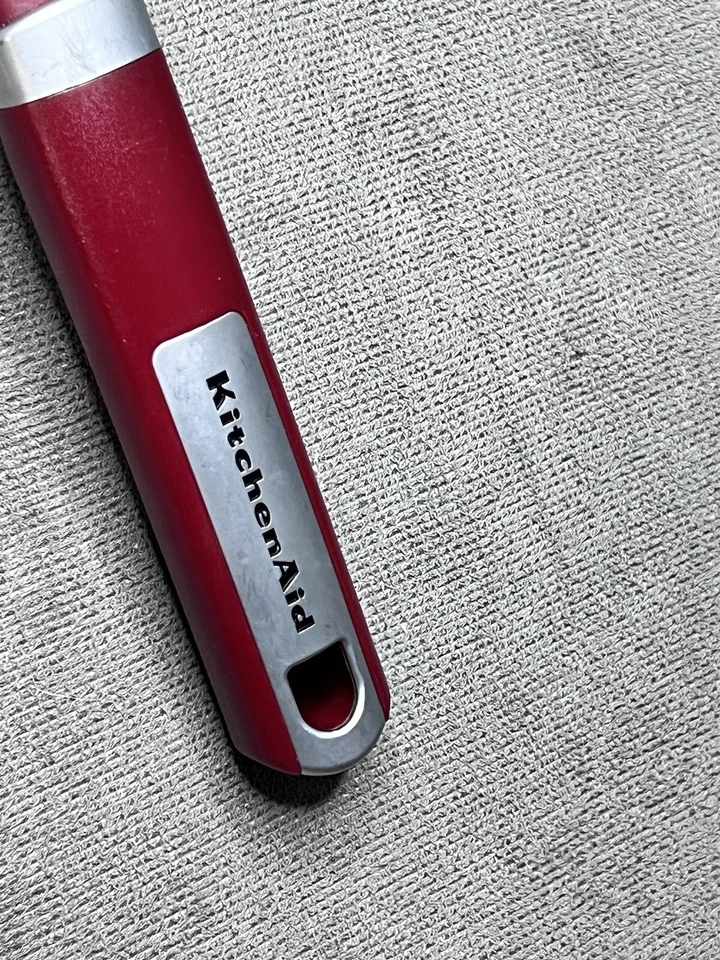 KitchenAid Utensilio de Cocina Rojo 3 Ranuras Cuchara Repuesto Utensilio de Cocina Foto 3 de 4