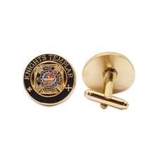 Knights Templar Masonic Cuff Link Pair