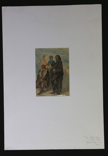 Tony Robert FLEURY (1837-1912) aquarelle vers 1865 Palais du Luxembourg Paris - Photo 2/6