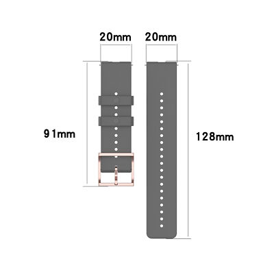 Silicone Watch Strap 20MM Watchband Bracelet Belts for Polar Ignite/Unite/Pacer