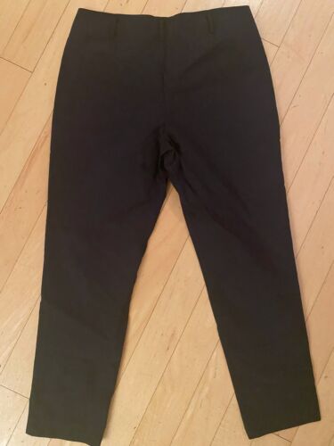 Theory Black Tapered Leg Trousers Sz 8 - Picture 3 of 3