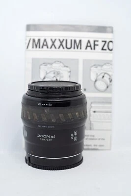 Objectif Standard Zoom MINOLTA/SONY ALPHA AF XI Power 28-80mm f/4-5,6 + NOTICE - Photo 1/4