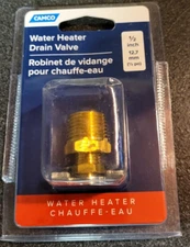 Camco 11703 1/2" NPT Male Brass Water Heater Drain Valve ~Free Shipping