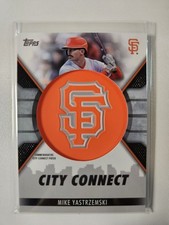 Mike Yastrzemski Giants 2023 City Connect Cap Patch Single 🔥