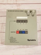 Symetrix 104A Multi-Line Telephone Interface Analog Phone for Audio Systems Gray