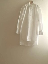 Hannoh Wessel White Tunic Dress Size 38 Cotton 100 