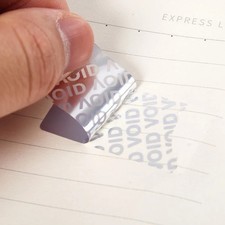 Tamper Proof Label Stickers 100PCS   Protection Sticker PVC Seals A B