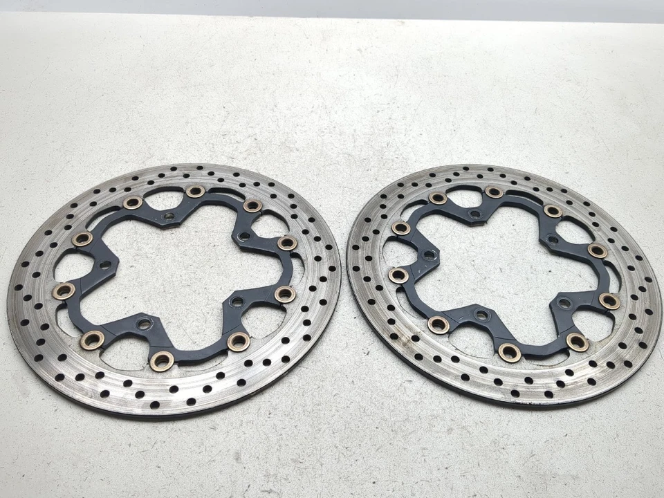 Rotores de freno de disco delanteros 08-18 Suzuki Hayabusa GSX1300R Foto 2 de 4