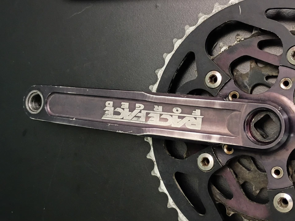 Vintage RACE FACE Turbine Forged Crankset 175mm 44/32/22 Chainrings MTB - Image 4 of 4