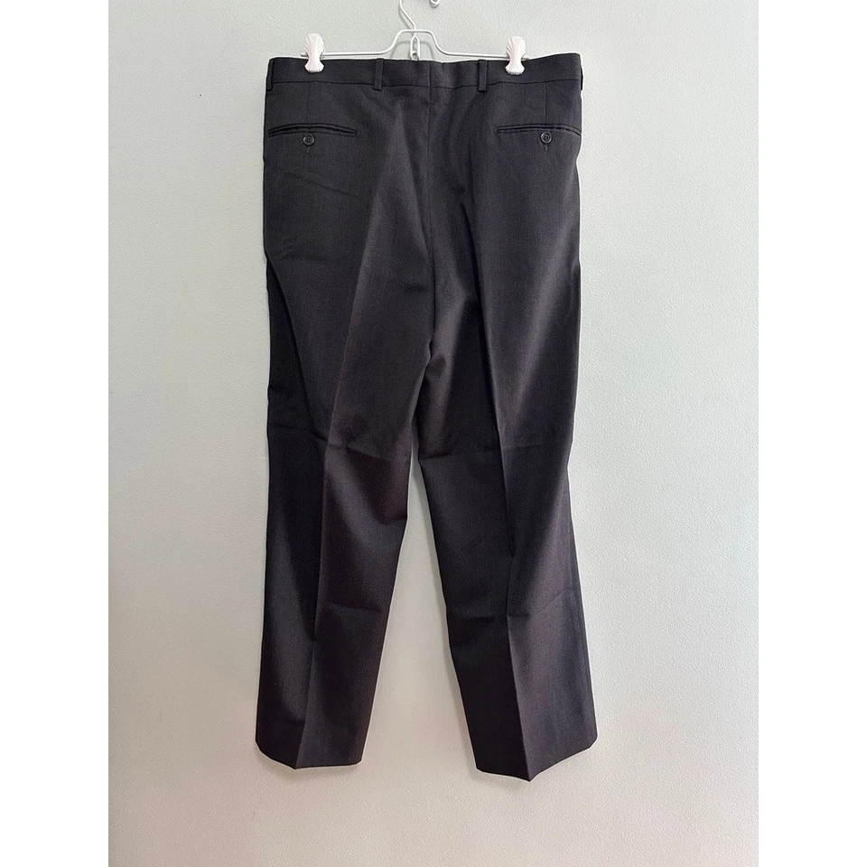 Ermenegildo Zegna gray Italian wool dress pants size 34 - Image 3 of 4