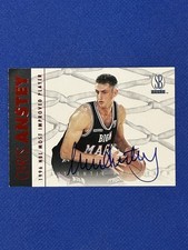 1997 Score Board Authentic Auto Red Foil Chris Anstey Rookie Autograph RC O