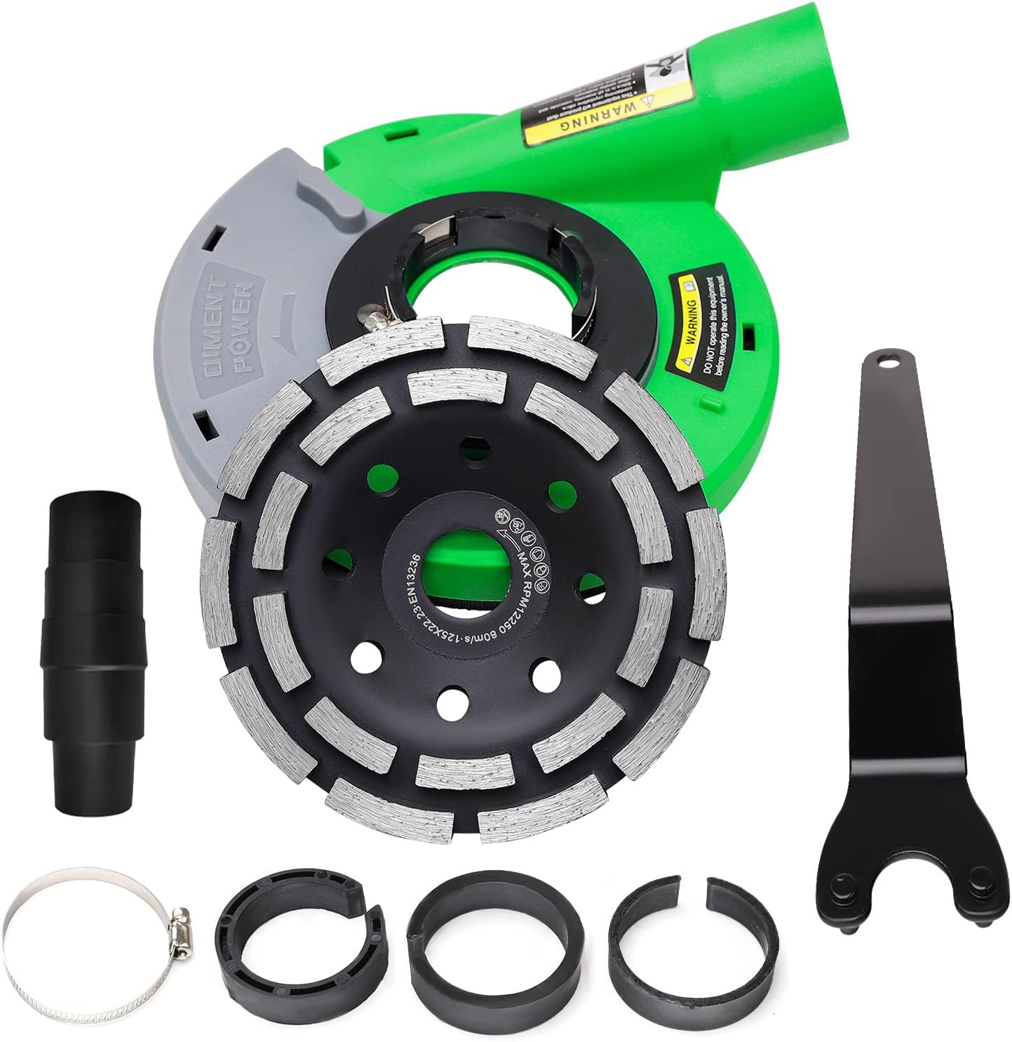 OFFERTA Kit Cuffia Aspirazione + Mola Diamantata 125mm - Professionale