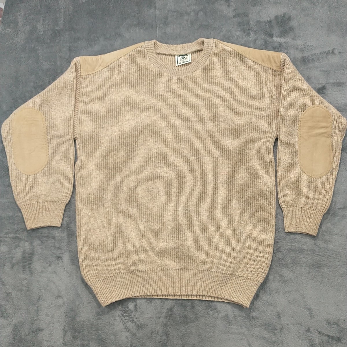 Knit Works Pure New Wool New Zealand Commando Crew Neck Sweater