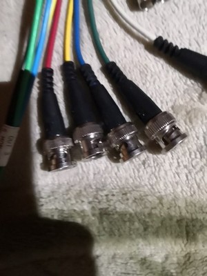 Extron 6  VGA 15-pin HD Male to 5 BNC Female RGB RGBHV breakout Cable 26-531