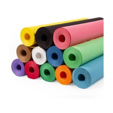 Multi-Color Construction Paper Set 18" x 100 ft โ 12 Colors, Made in USA &