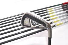 9 pezzi Callaway X2 HOT 5-6-7-8-9-PW-AW-SW Set di ferri Stiff + #4 Legacy...