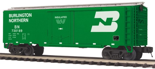 MTH 20-94469 BURLINGTON NORTH 40' REFRIGERADOR MODERNO CALIBRE O 3 RIELES RD # 730189 | Zustand: New