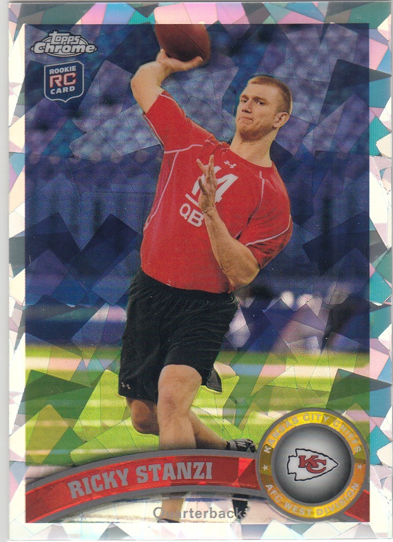 Ricky Stanzi Topps Chrome #53 Crystal Atomic Refractor