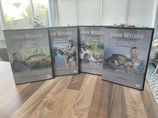 John Wilson Go Fishing Specials X 4 DVDs EXCELLENT CONDITION