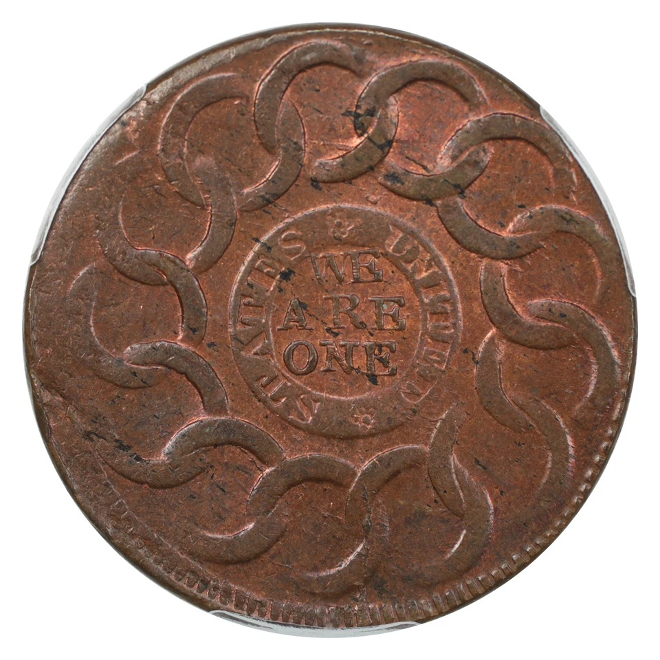 1787 Fugio PCGS/CAC MS63RB (STATES UNITED) - Colonials - Image 4 of 4