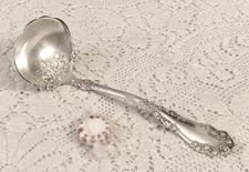 Berkshire (1897) ~ Gravy Ladle (7¼") ~ 1847 Rogers Bros Silverplate ~ no mono