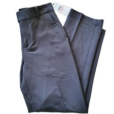 Calvin Klein Kids Flat Front Stretch Slim Fit Pants Gray Size 10 Regular NWT