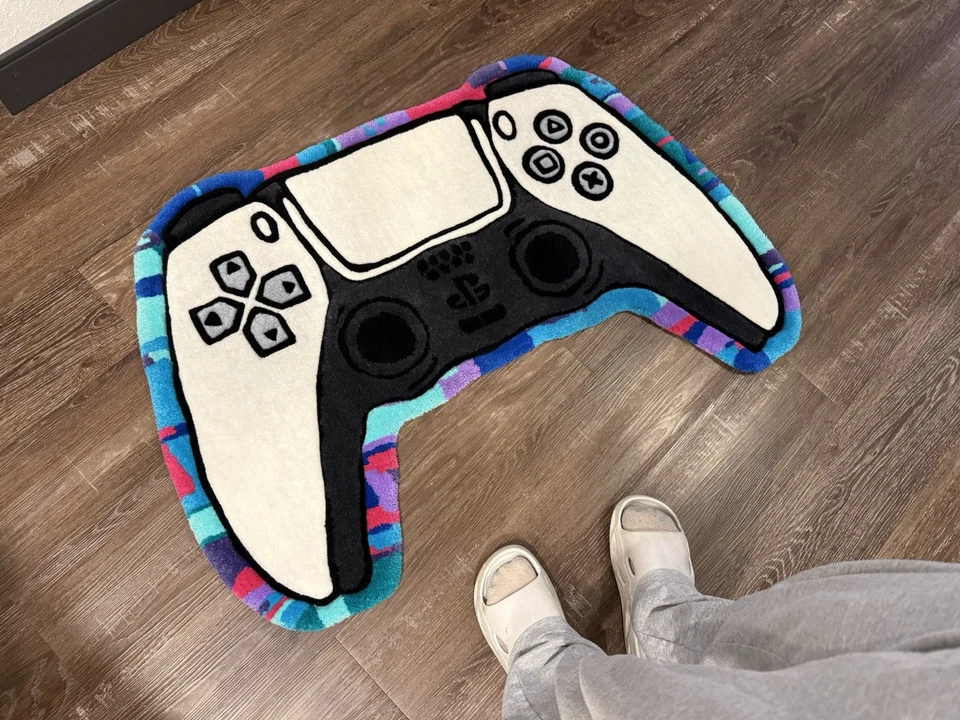 Hecho a mano “Alfombra Controladora PS5” (30x42) pulgadas Foto 4 de 4