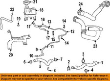 GM OEM 20-26 CT4 Cooling Radiator Hoses-Outlet Hose Retainer 11547354
