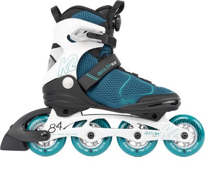 K2 Inliner Inline Skates ALEXIS 84 BOA Inline Skate 2026 teal/white Fitness Skat