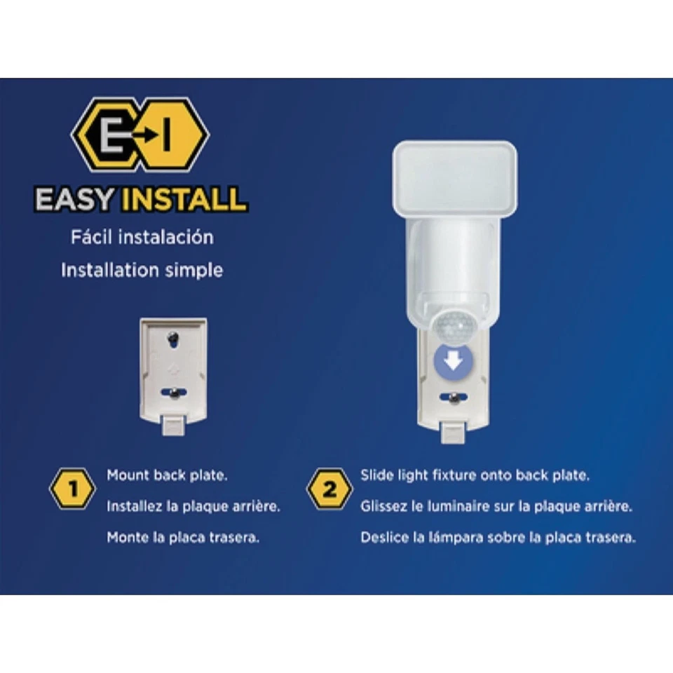 Heath Zenith White  Activated Single Head LED Solar Powered Security Light - Image 2 of 4