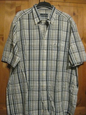 Casa Moda men's shirt size 2XL 45/46 check worn well maintained sporty