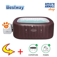 Bestway SPA Lay Z Airjet Maldives 7 Posti (201x201x80cm) Idromassaggio 6001U