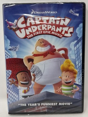 Captain Underpants: The First Epic Movie (DVD, 2017)
