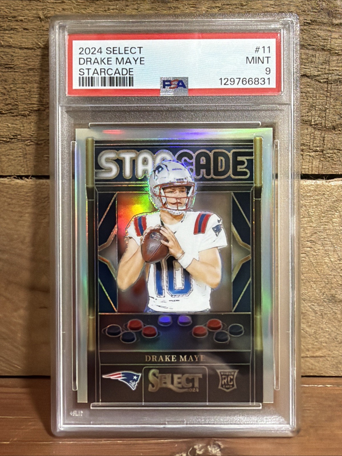 2024 Select Drake Maye Starcade Silver