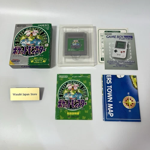 Pokemon GB Green Version Game Boy Nintendo Game Japan Authentic Tested Working