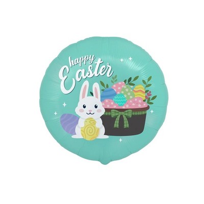 18'' Happy Easter Bunny Foil Balloon Spring Party Decor