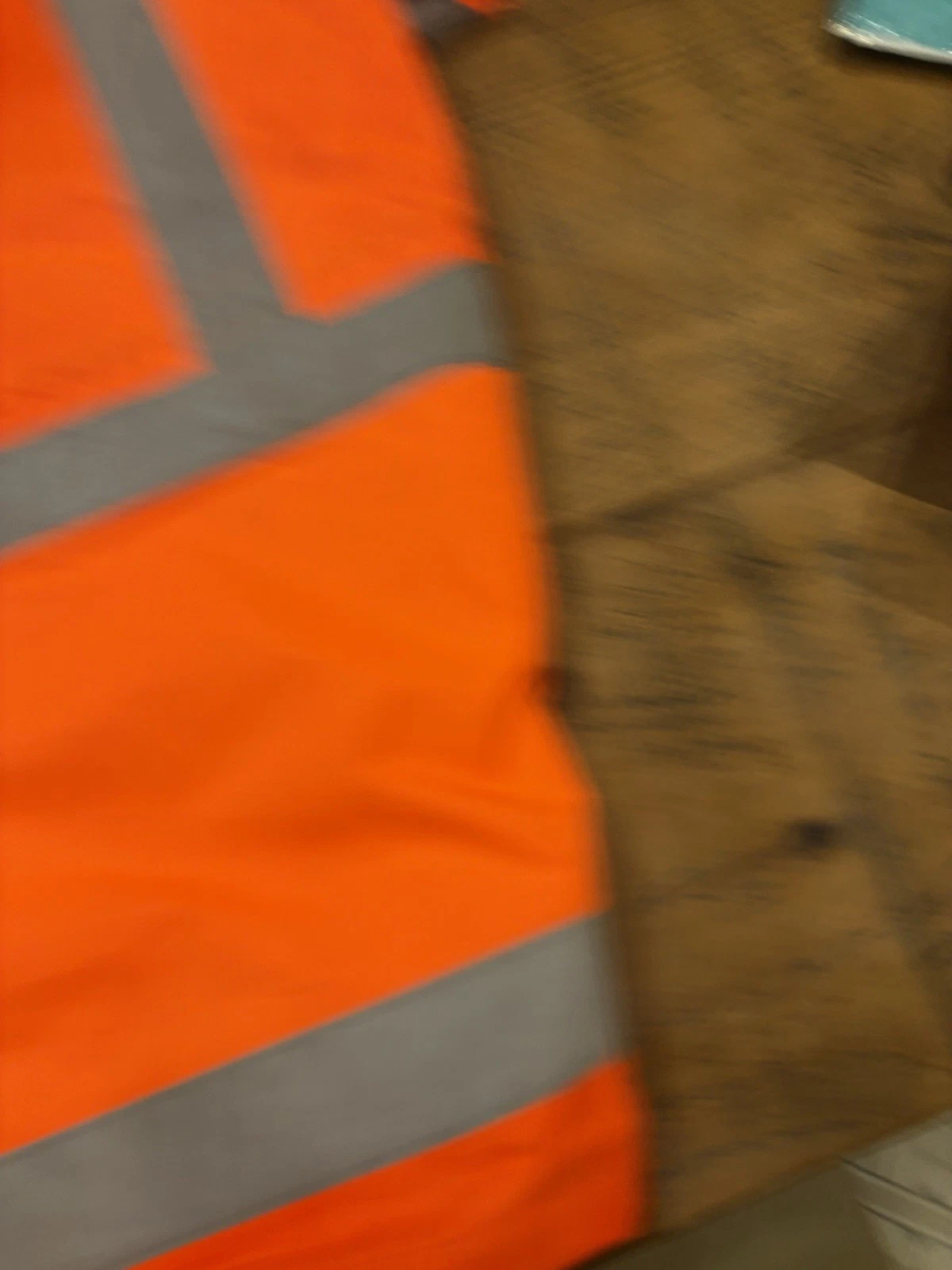 Bisley 5‑in‑1 Taped Rain Jacket – Hi‑Vis Orange/Navy – Size XL - product detail image 8