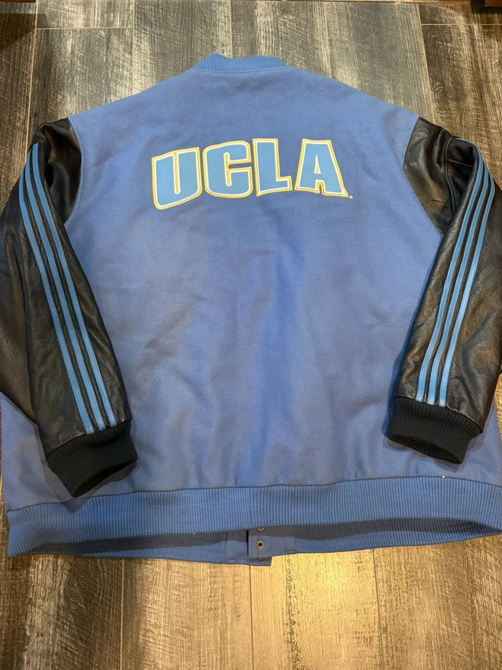 Vintage UCLA Bruins College Football Varsity Jacket NCAA 4XL Adidas Big And Tall - Image 2 of 4