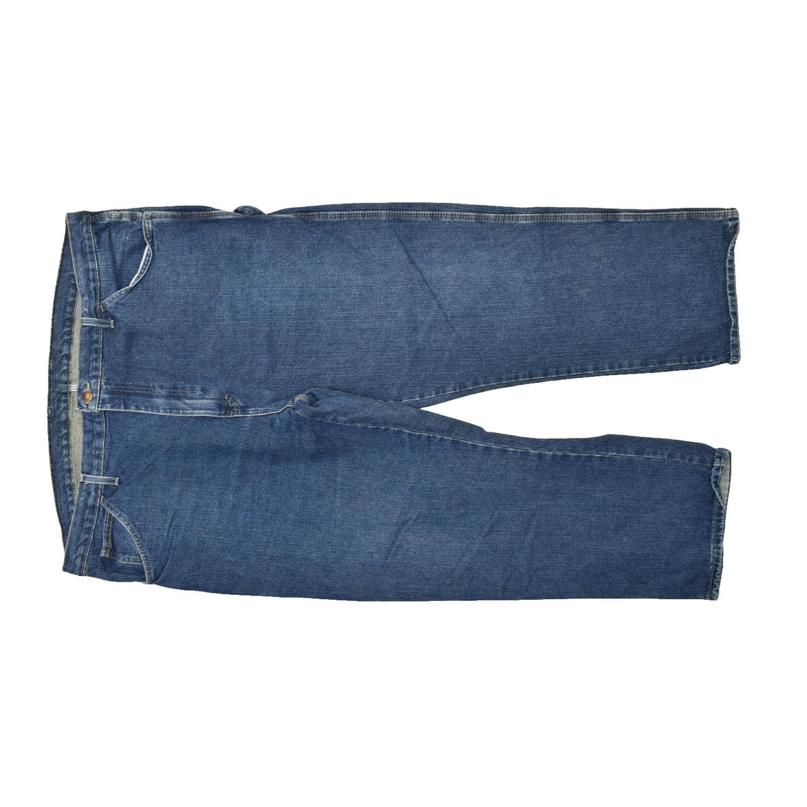 Size 44x30 Blue Denim Carpenter Workwear Straight Zip