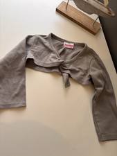 dopodopo Mädchen Bolero Pullover grau Gr. 98...