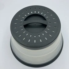 Microwave Dish Splatter Cover Flat 3 4.75” Height Options Microwave Food Cover