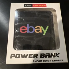eBay Branded Portable Power Bank 10000mAh-2 USB Port Mobile phone/Tablet Charger