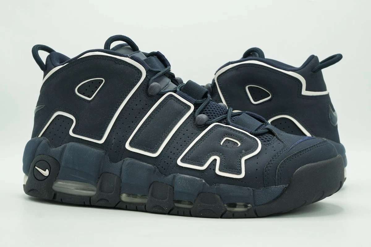 Molesto níquel Brisa NIKE AIR MORE UPTEMPO &#039;96 USED SIZE 11 OBSIDIAN WHITE 921948 400 | eBay