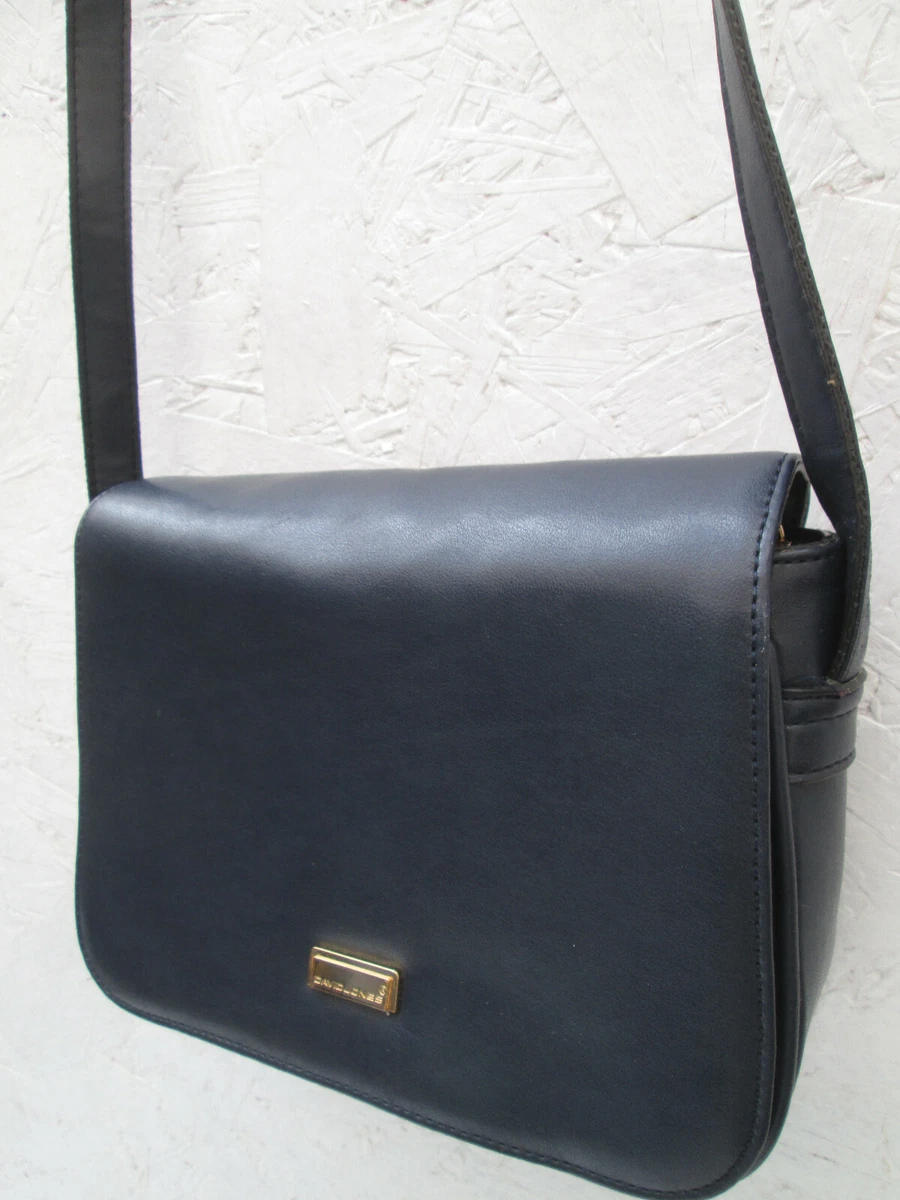 DAVID JONES petit sac main bandouli re vintage similicuir TBEG
