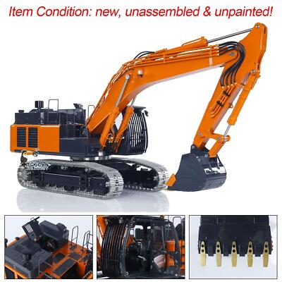 In Stock LESU Aoue ZX490 1/14 Hydraulic RC Excavator KIT Metal 6CH