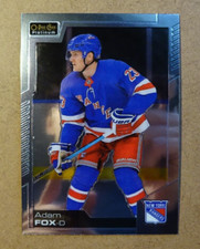 2020-21 O-Pee-Chee PLATINUM Adam Fox #107 base card.