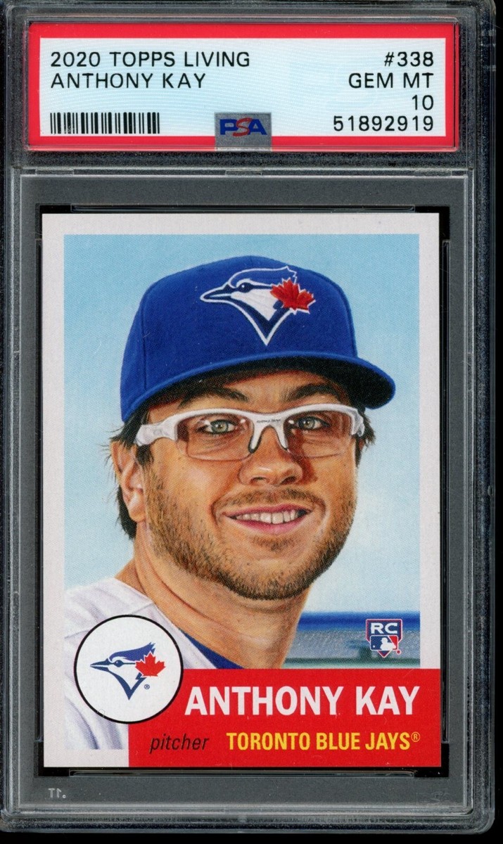 2020 Topps Living Set #338 Anthony Kay RC Rookie PSA 10 Gem Mint