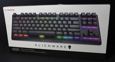 NEW OPEN BOX - OEM GYM2D Alienware Tenkeyless RGB Gaming Keyboard AW420K