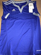 Adidas Women's Tiro 15/Glory  Jersey. Size XS Royal/Grey Climacool NWT